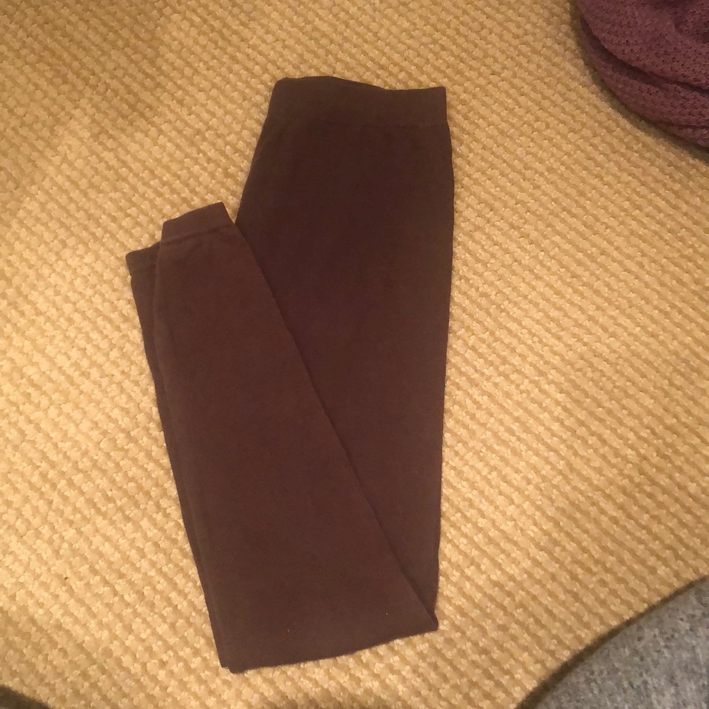 Brown leggings